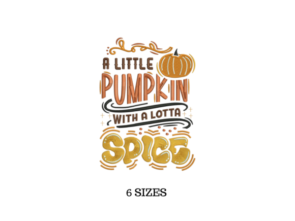 Fall Embroidery: A Modern Pumpkin Design for Holiday Shops