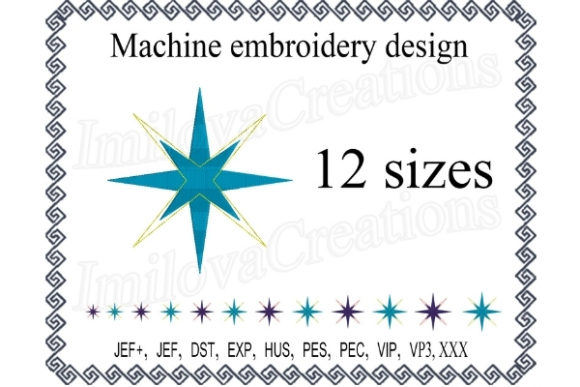 Review: Blue and Yellow Star Embroidery for Holiday Sales
