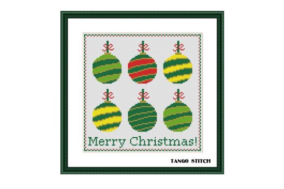 Review: Christmas Balls Cross Stitch Pattern
