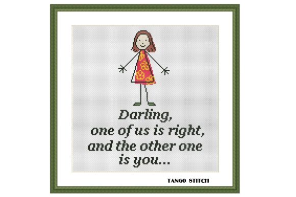 Review: Darling Funny Feminist Cross Stitch for Apparel