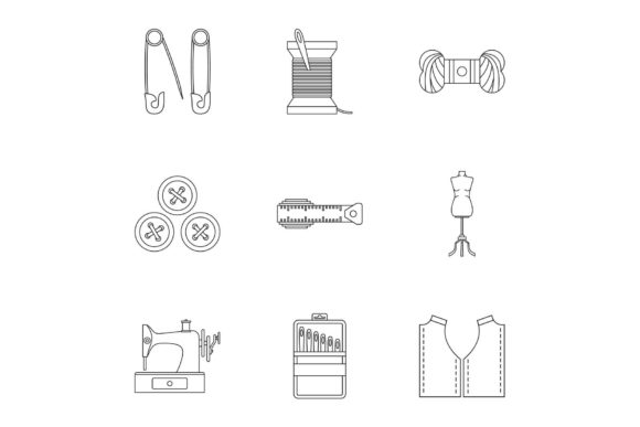 Review: Embroidery Kit Icons Set for Apparel