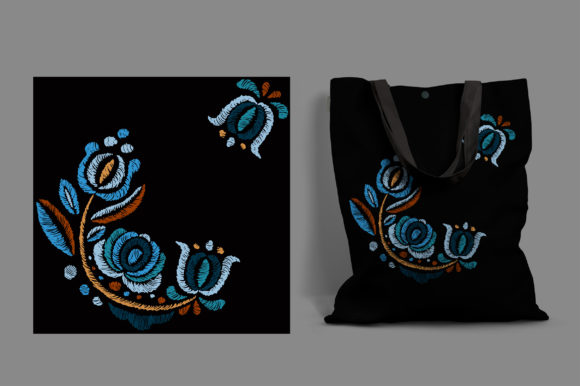 Review: Embroidery on a Black Background for Makers
