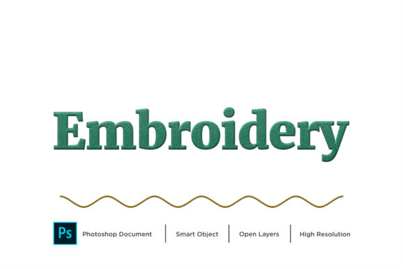 Review: Embroidery Text Layer Style for Craft Fairs