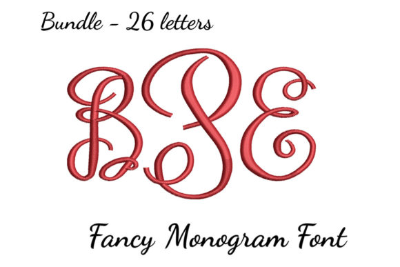 Review: Fancy Monogram Font Embroidery Bundle