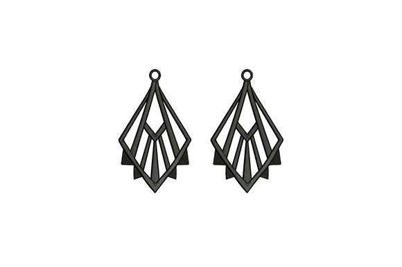 Review: Grey Earrings Embroidery Design for Modern Makers