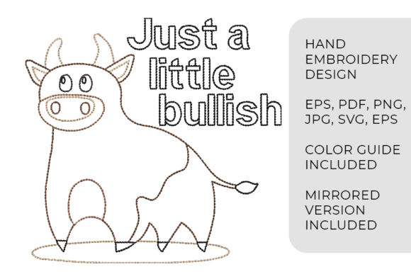 Review: Just a Little Bullish Hand Embroidery for Boutiques