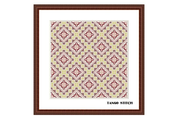 Review: Yellow Cross Stitch Ornament Embroidery