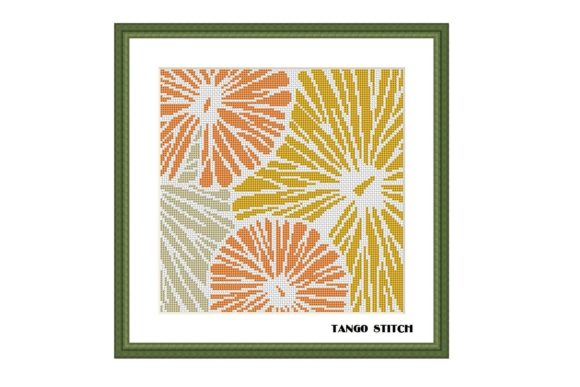 Review: Yellow Orange Simple Embroidery Flower for Merch