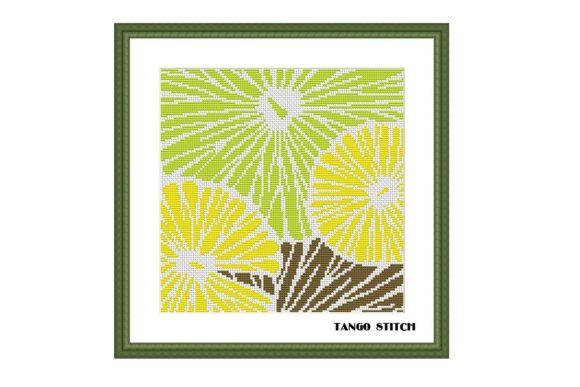 Reviewing Green Simple Embroidery Flower Abstract for Apparel