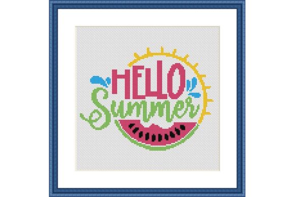 Reviewing Hello Summer Colorful Cross Stitch