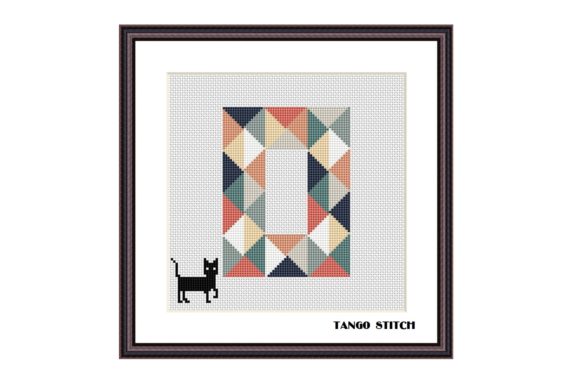 Reviewing Letter O and Black Cat Cross Stitch for Holiday Sales