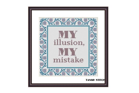 Reviewing My Illusion, My Mistake Embroidery