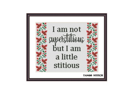 Reviewing Stitious Funny Sarcastic Cross Stitch