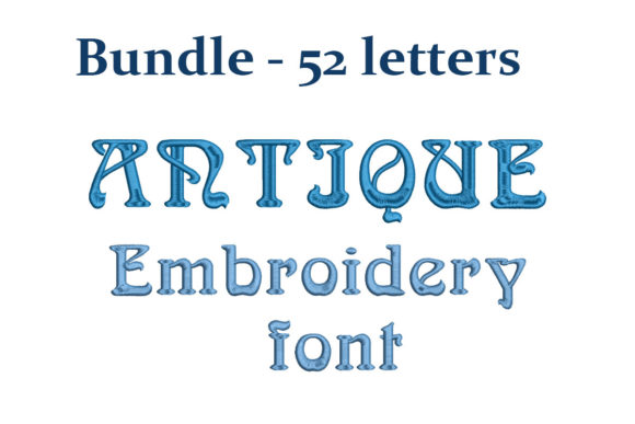 Reviewing the Antique Monogram Font Embroidery Bundle